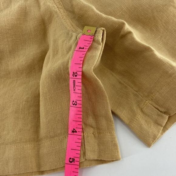 Wrap London Women's Golden Sand High-waisted Flap-pocket Shorts Size 4 - Picture 11 of 16